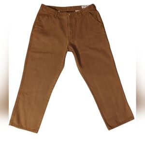 Orvis Brown Pants 100% Cotton Size 38